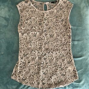 Lace tank top